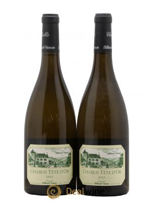 Chablis Tête d'Or Billaud-Simon (Domaine)  2017 - Lot de 2 Bouteilles