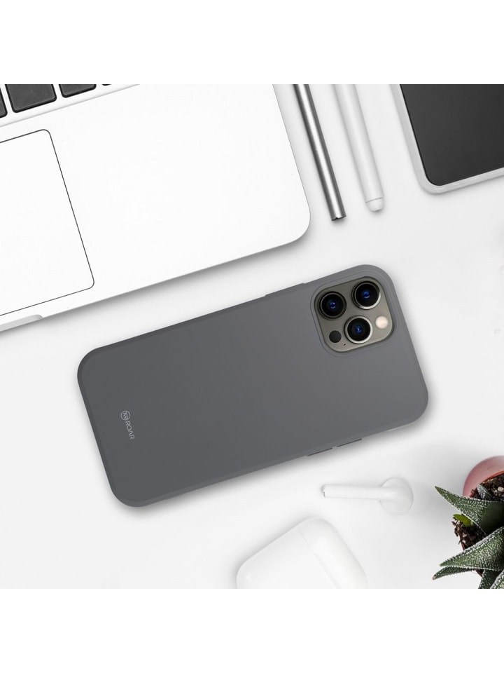 COFI 1453 Bumper Handyhülle Case weiche Silikonhülle kompatibel mit in Grau günstig kaufen S