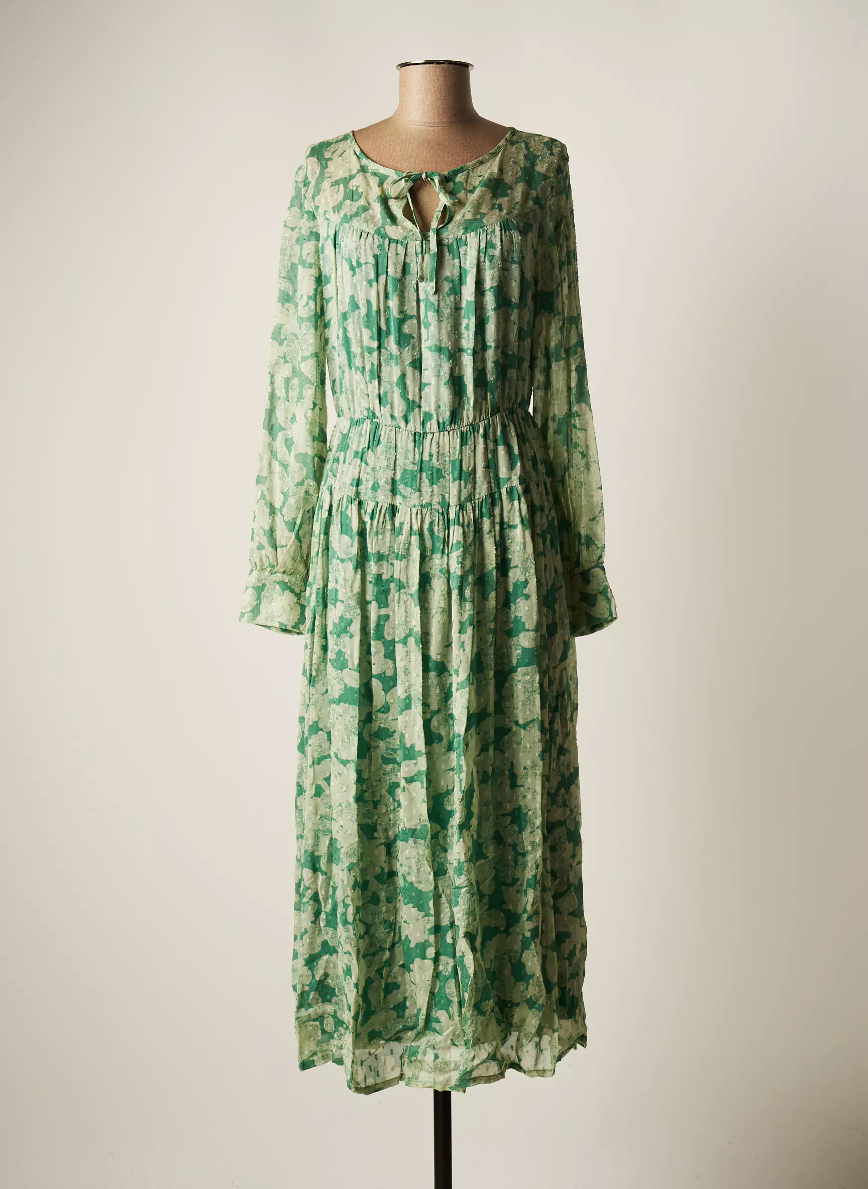 Atelier Reve Robes Longues Femme couleur vert