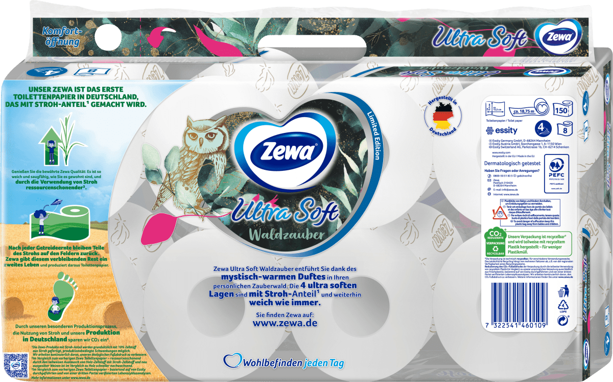 Toilettenpapier Ultra Soft (8x150 Blatt), 8 St