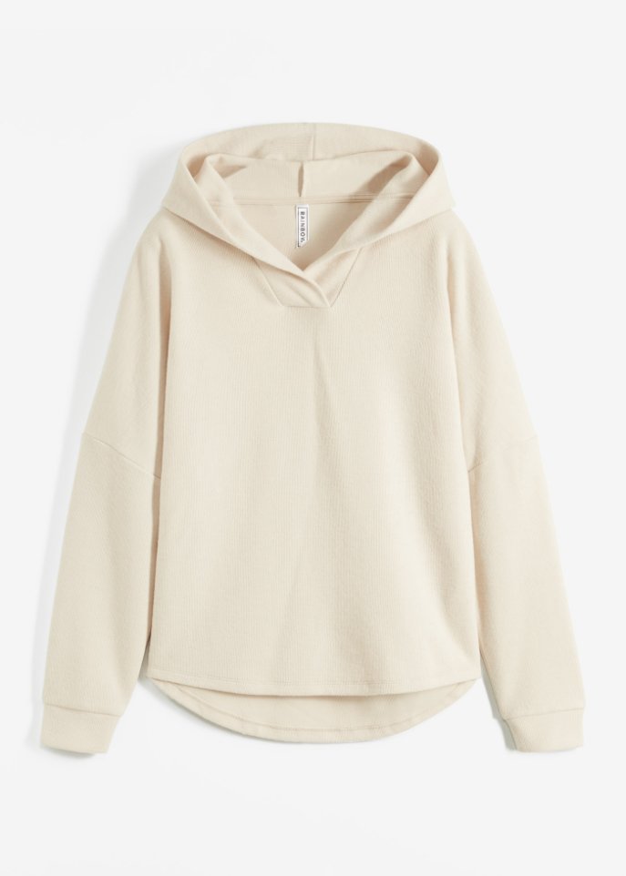 Sweatshirt in Strickoptik