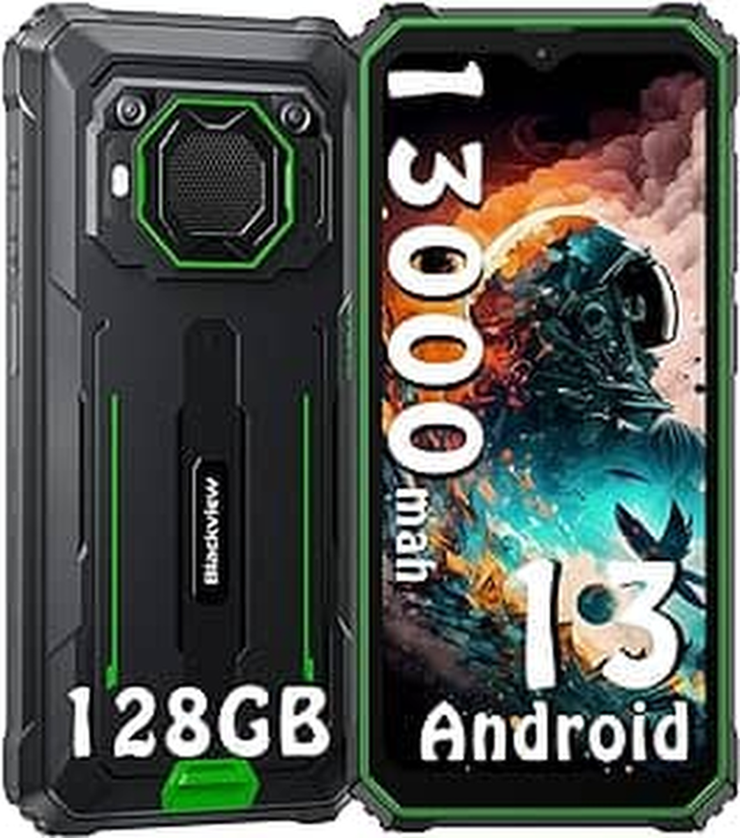 Blackview BV6200Pro Green Rugged Smartphone, Outdoorhandy mit 8 GB RAM und 128 GB Speicher