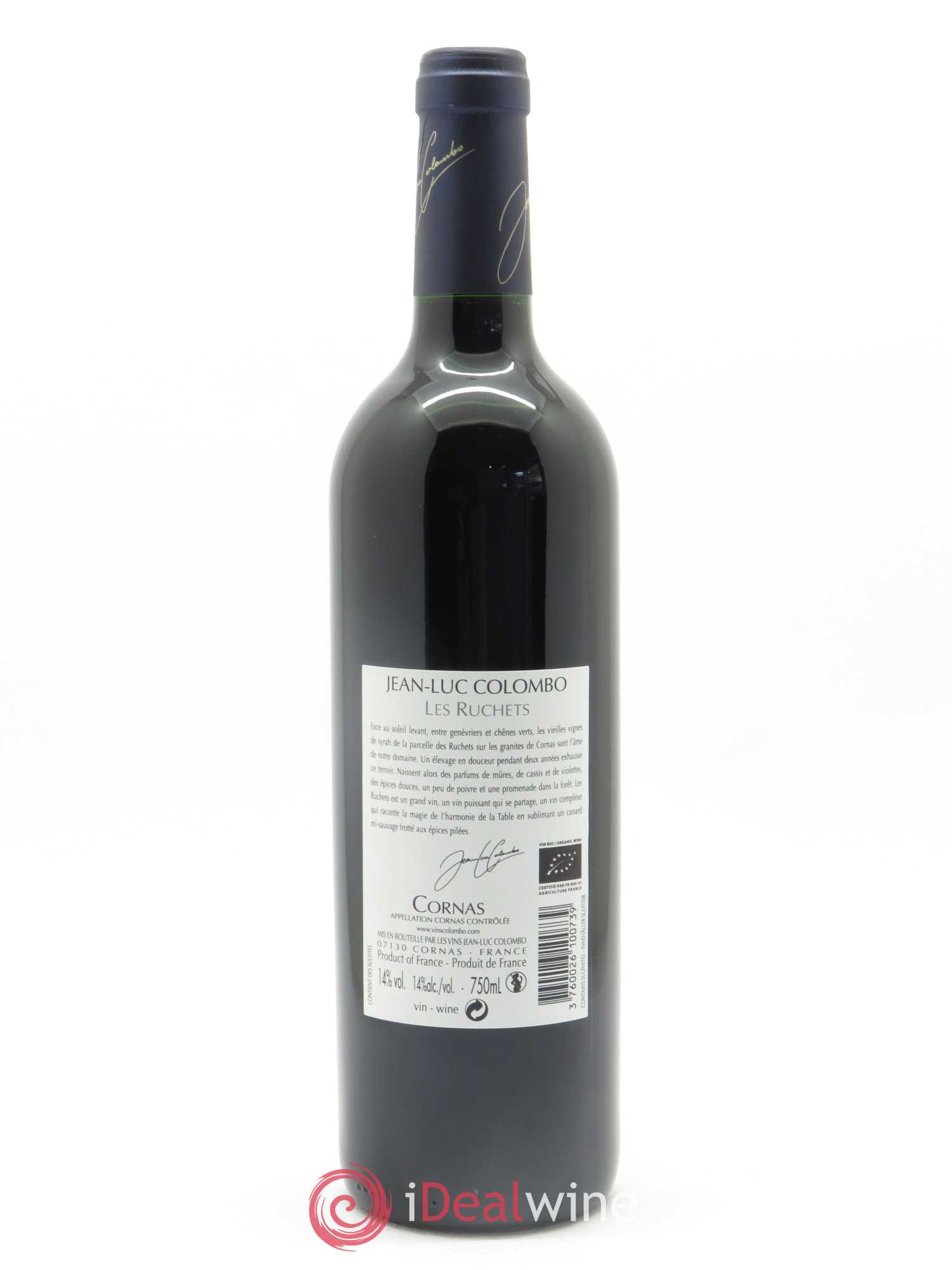 Cornas les Ruchets Jean-Luc Colombo  2017 - Lot de 1 Bouteille