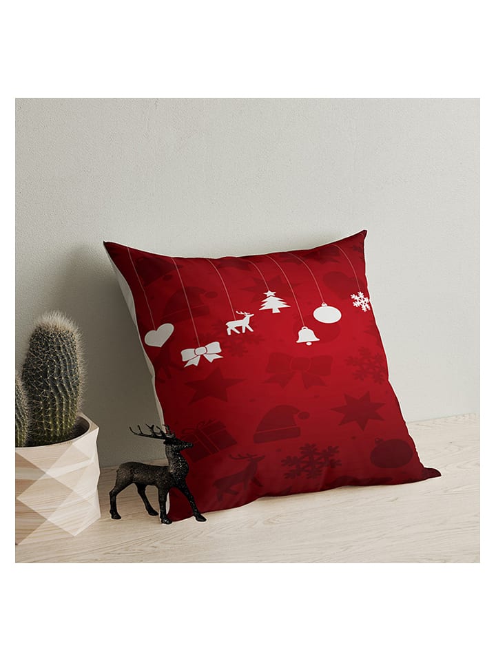 Colorful Cotton Kissen in Rot günstig kaufen 43x43 cm
