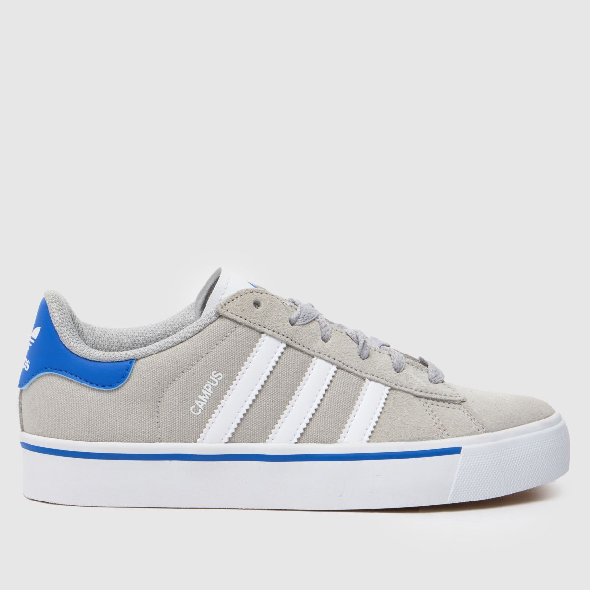 adidas grå multi campus vulc ungdomsskor