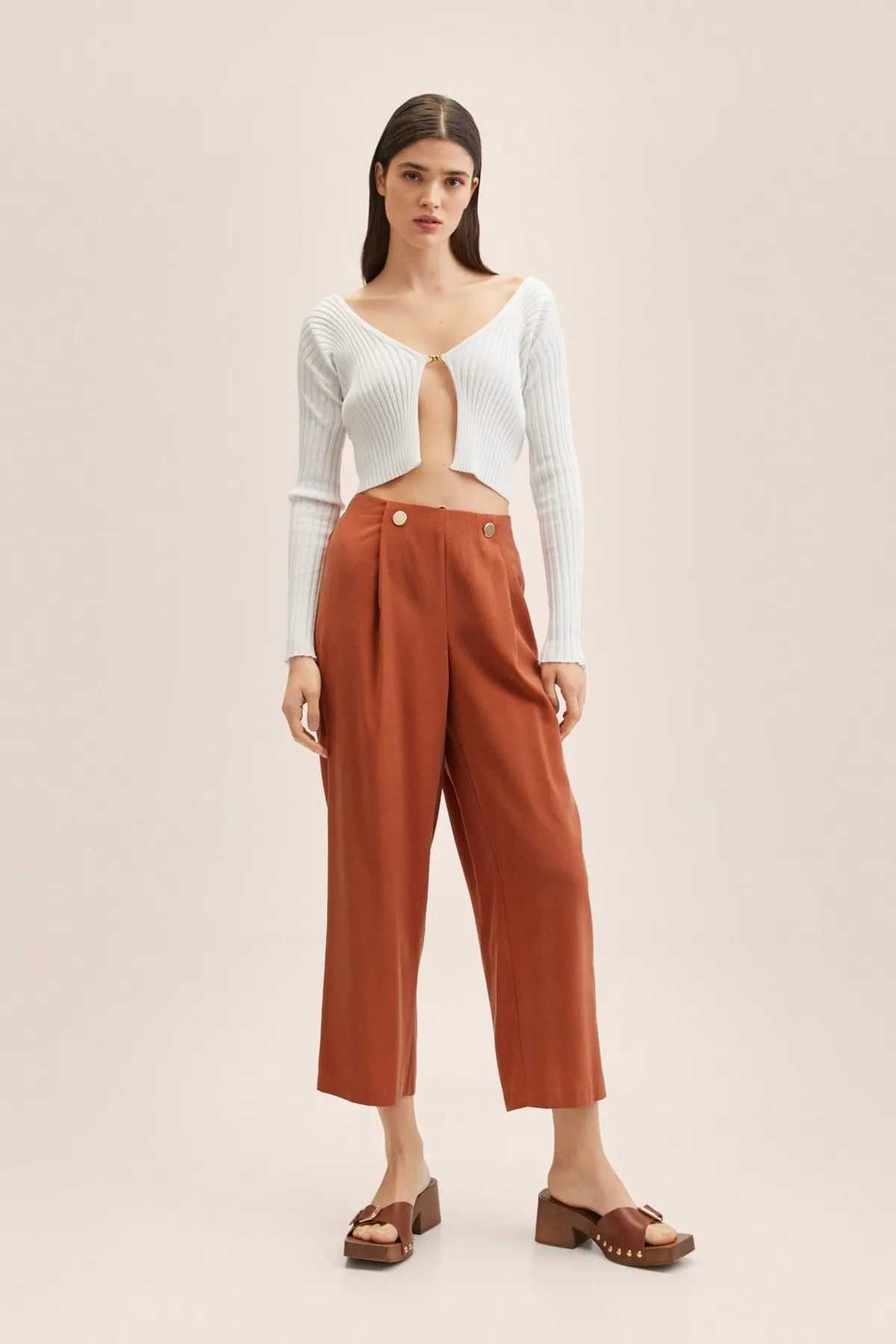 MANGO  27006306 Damen/Mädchen Gebranntes Orange
