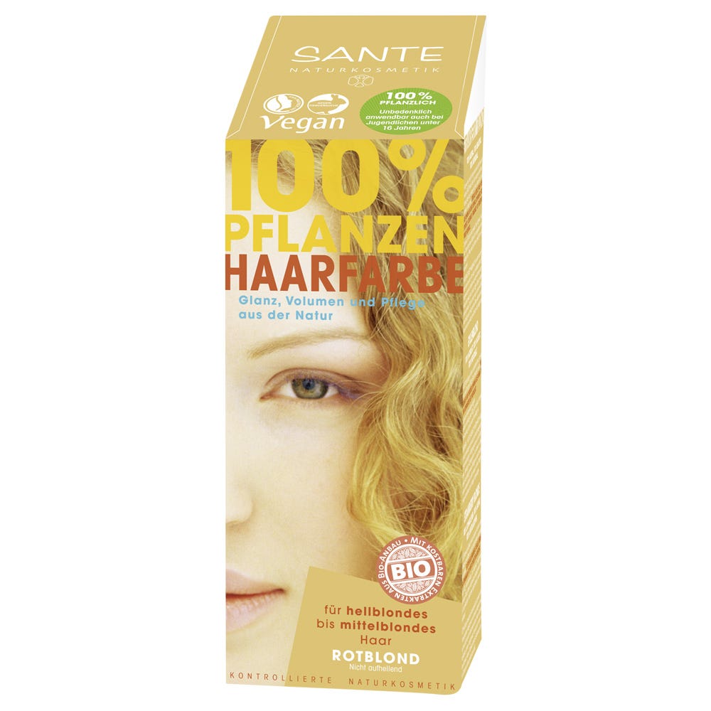 SANTE Pflanzenhaarfarbe - rotblond 100 g