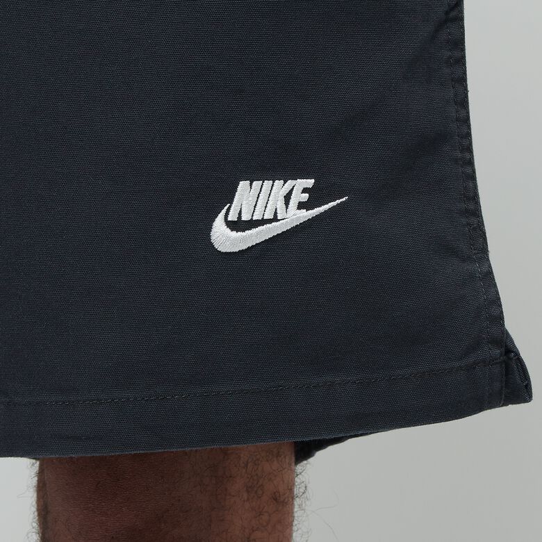 NIKE Club Woven Flow Shorts Washed black/white