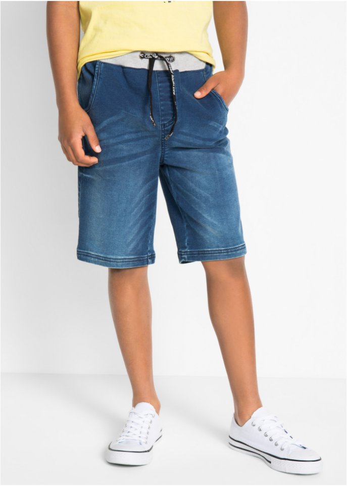 Jungen Sweatjeans-Bermuda