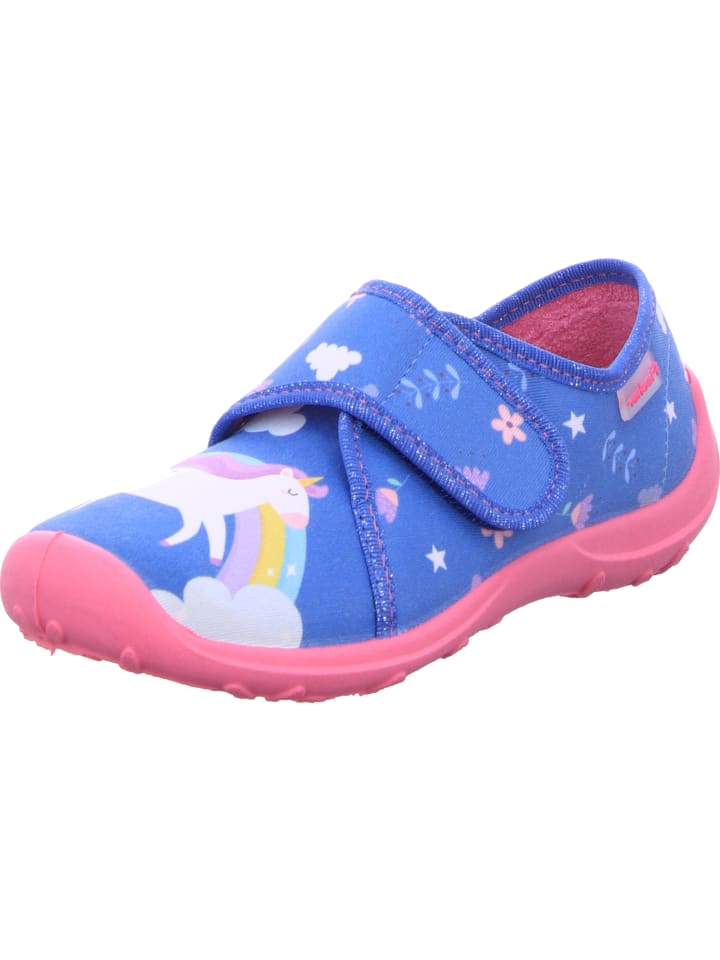 Fischer Markenschuh Hausschuh in blau günstig kaufen