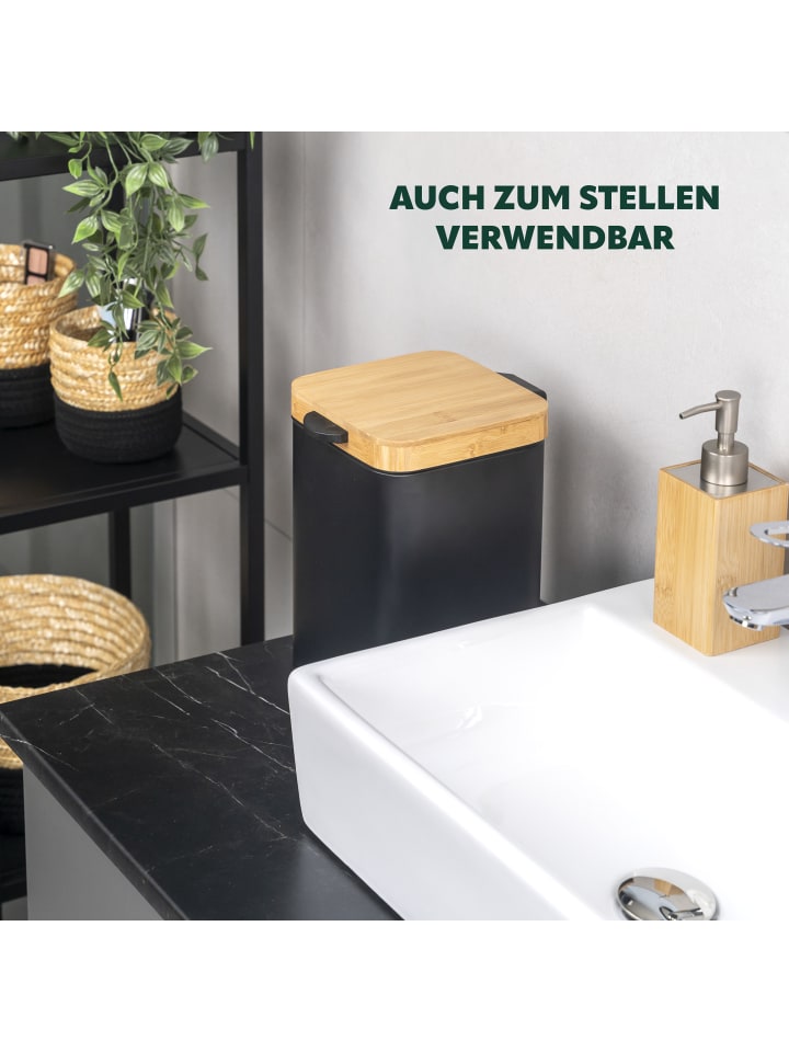 bremermann Wand-Kosmetikeimer 3L Schwarz günstig kaufen onesize