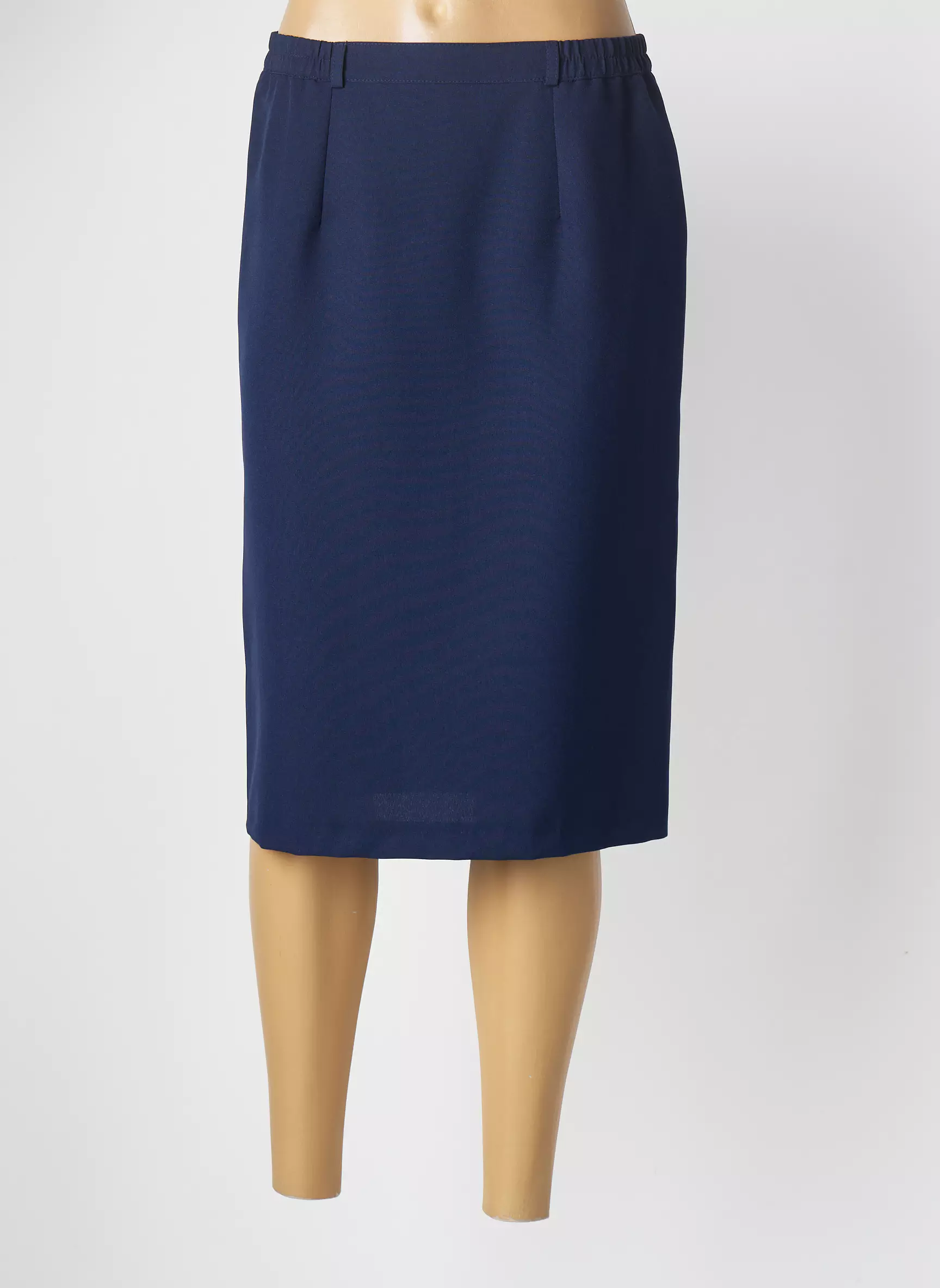 Plurielles Jupes Mi Longues Femme couleur bleu