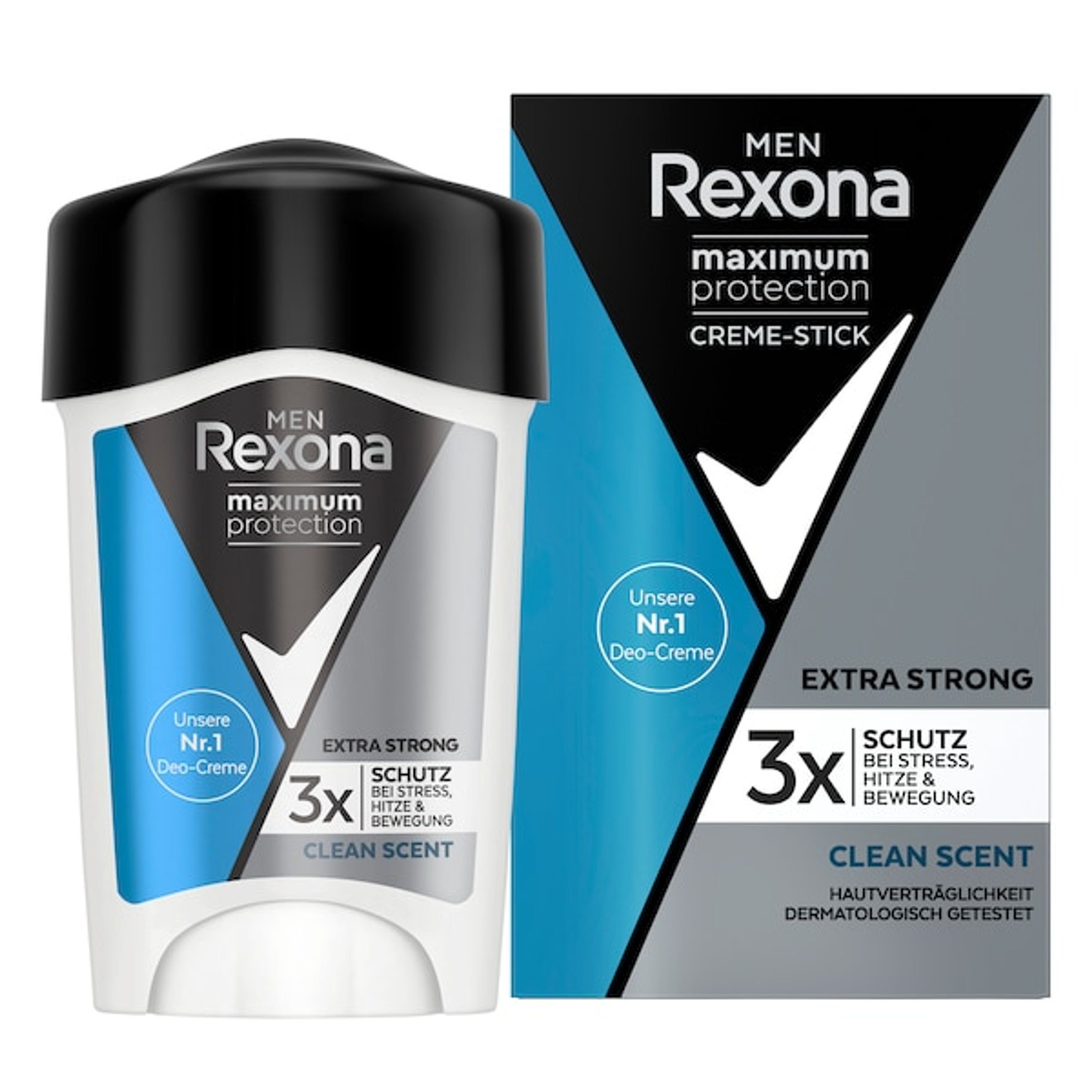 Rexona Deo-Set Maximum Protection Anti-Transpirant Deo Creme Clean Scent 6x 45ml