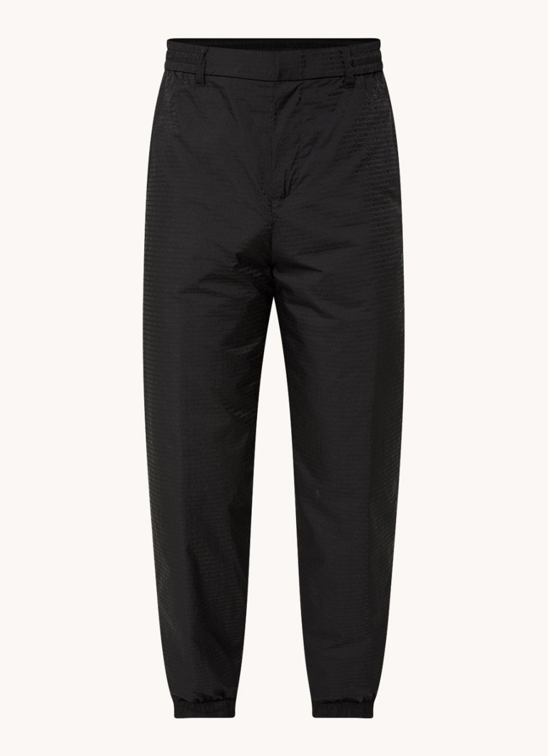Emporio Armani sweatpants with logo print and side pockets