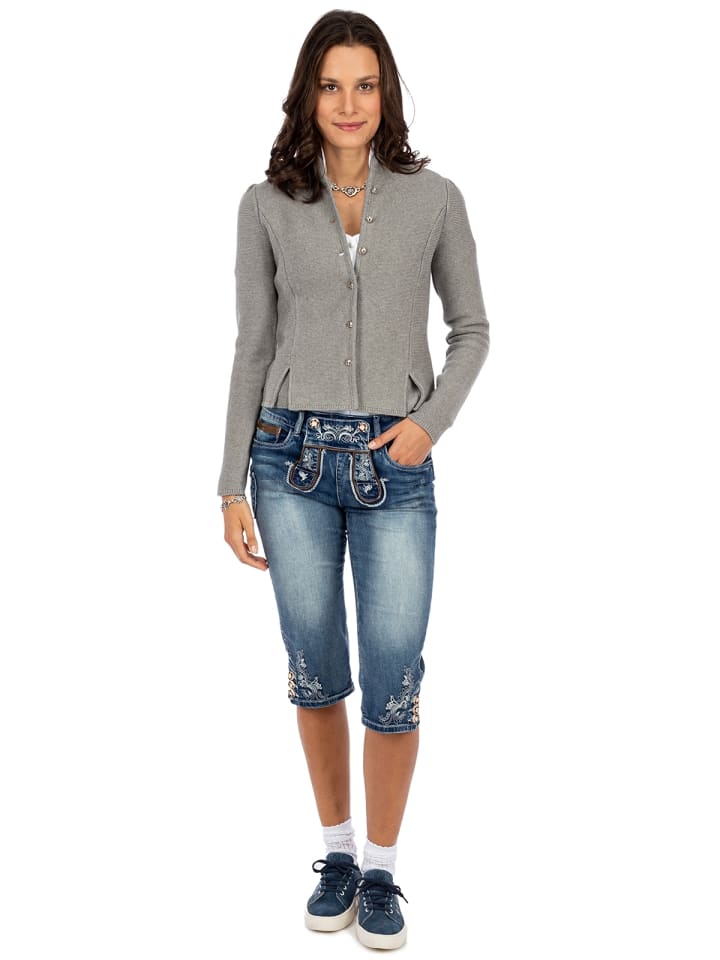 AlpSpur Strickjacke BIOSTYLE2 in grau günstig kaufen