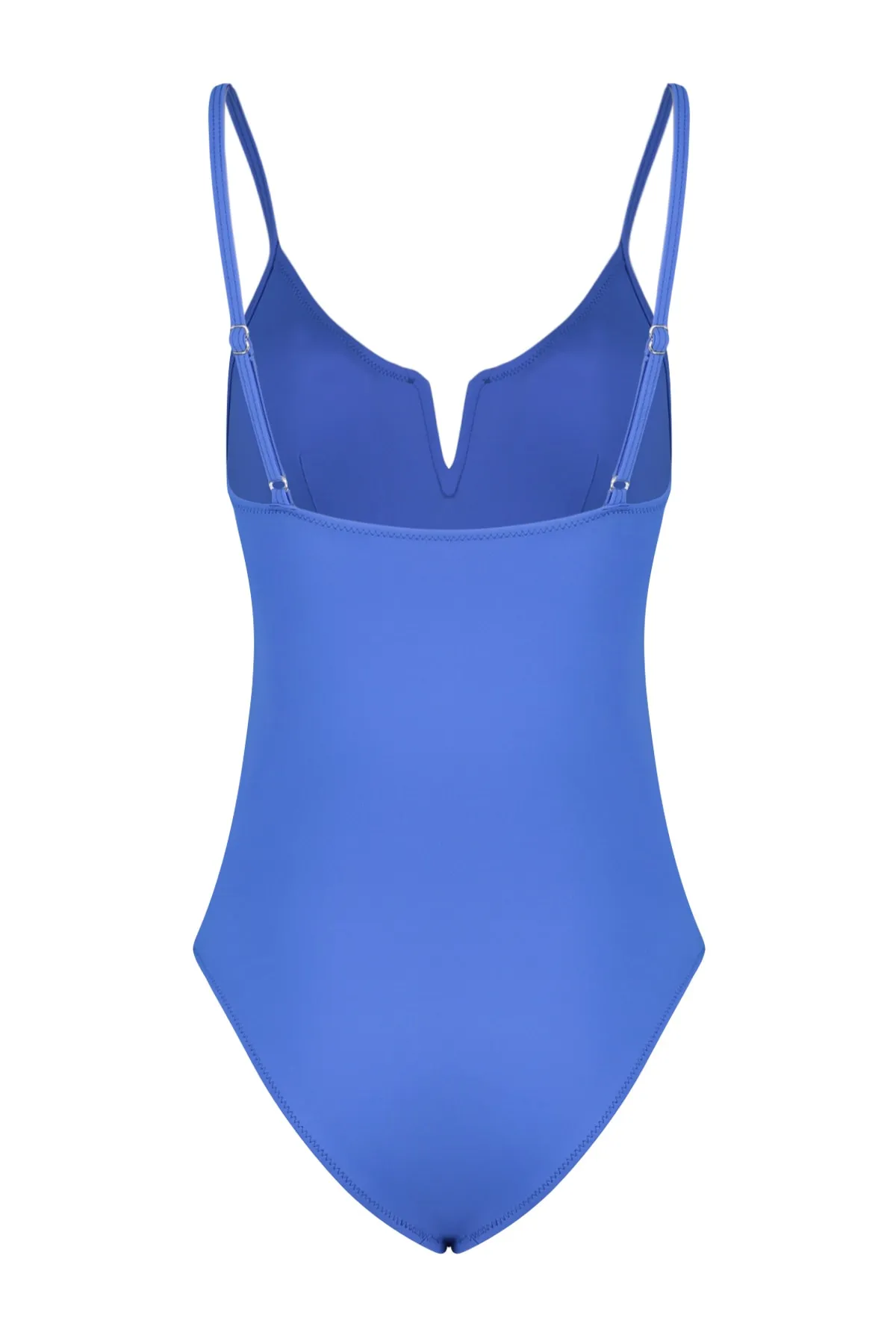 Trendyol Collection  Saks regulärer Badeanzug mit V-Ausschnitt TBESS22MA0010