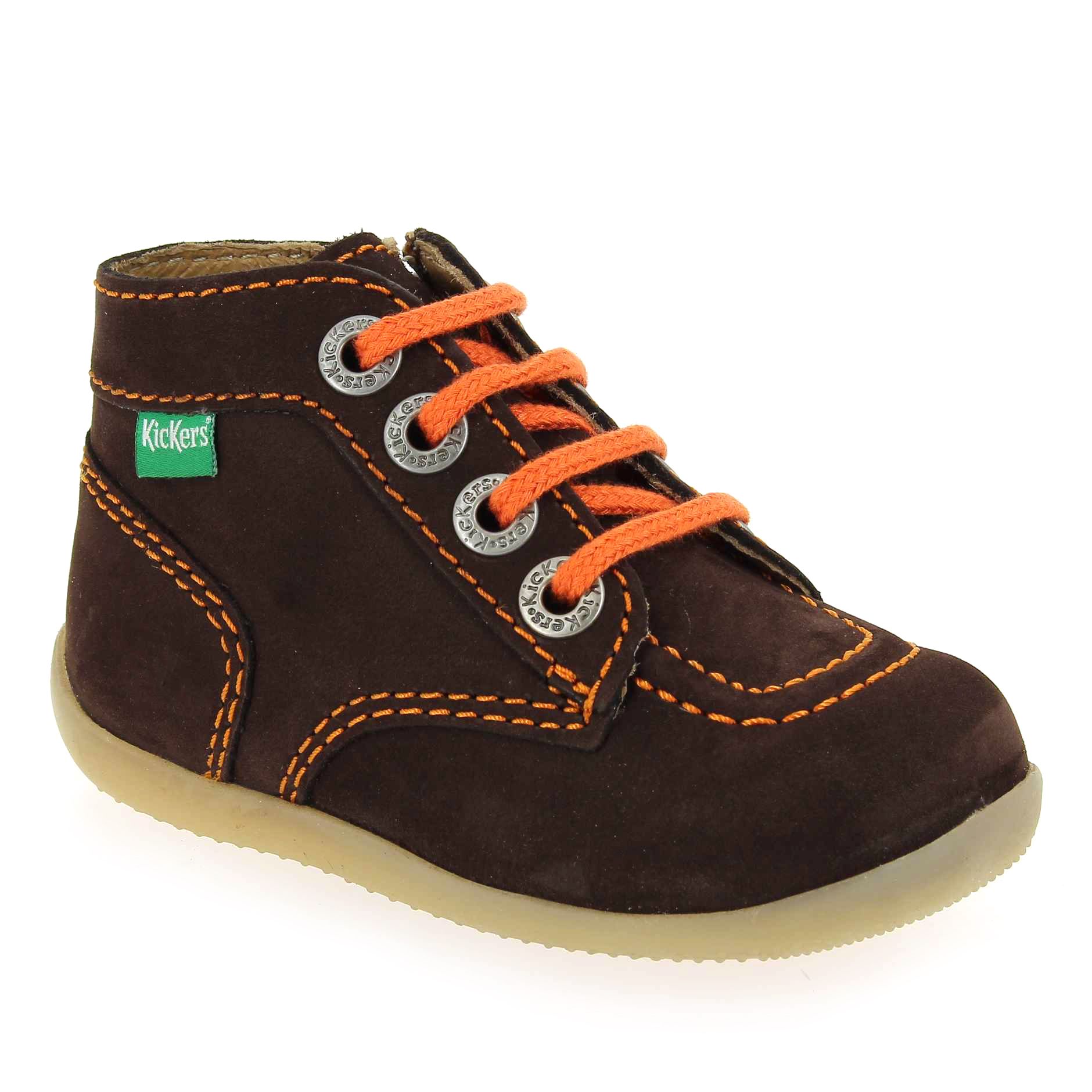 Kickers  BONZIP-2 - Marron Orange