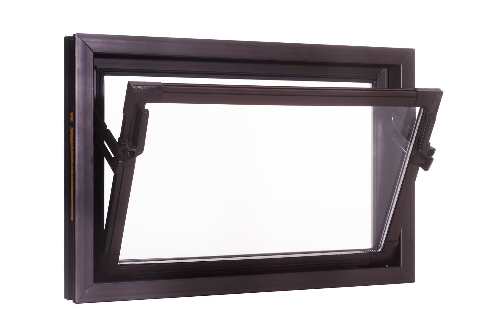 ACO Severin Ahlmann GmbH & Co. KG Kellerfenster ACO 60cm Nebenraumfenster Kippfenster Einfachglas Fenster braun Kunststofffenster, wärmeisolierende Kunststoff-Hohlkammerprofile