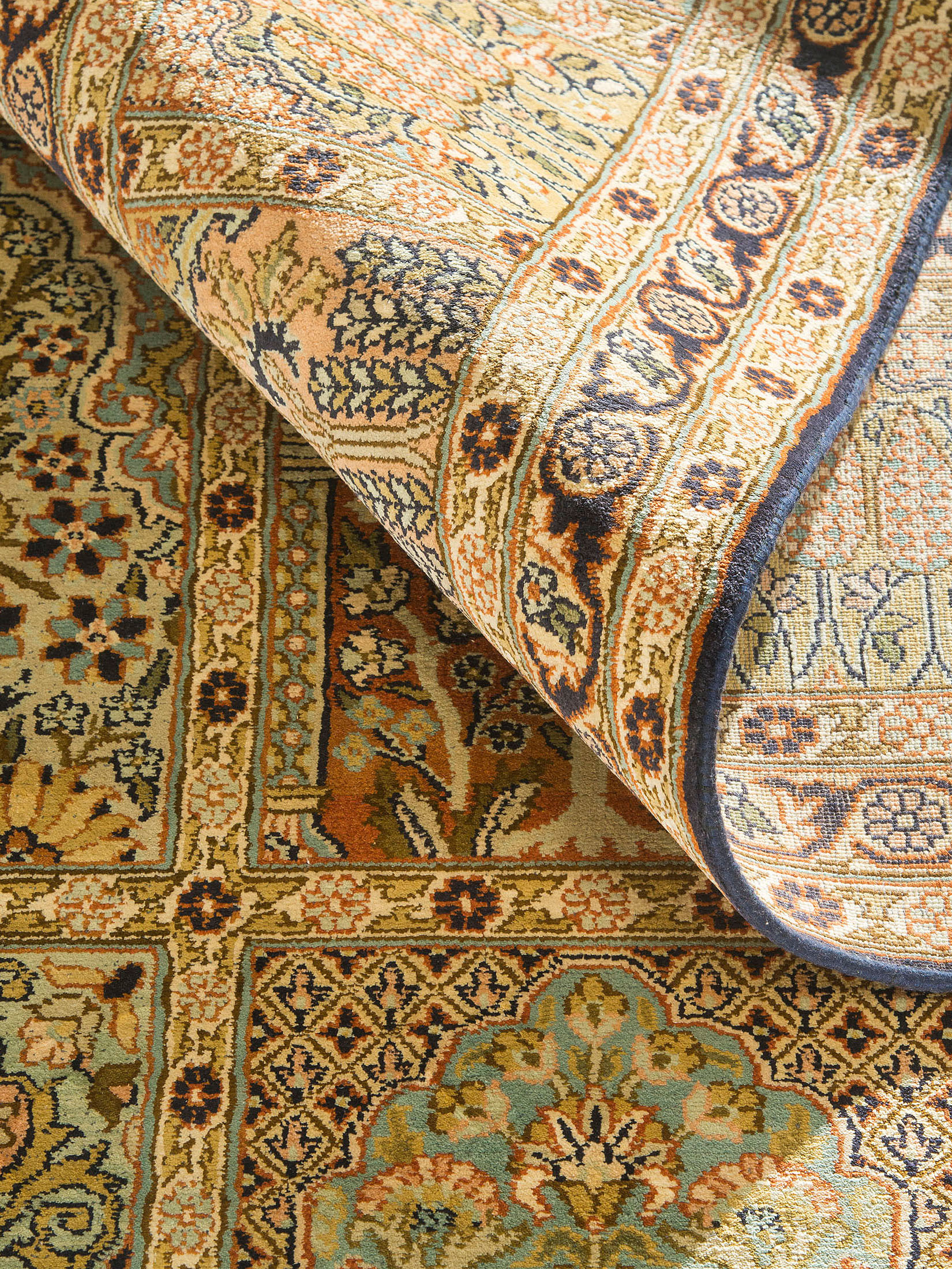 Kaschmir Seide 18/18 ca. 244 x 349 cm, Unikat / Einzelstück