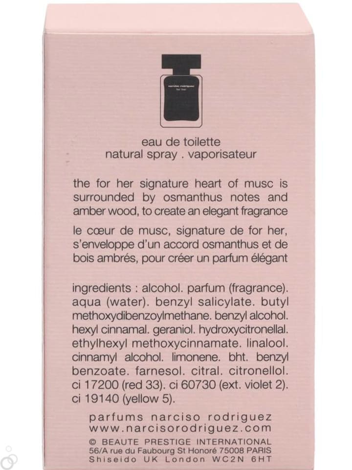 narciso rodriguez For Her, EdT - 30 ml günstig kaufen onesize