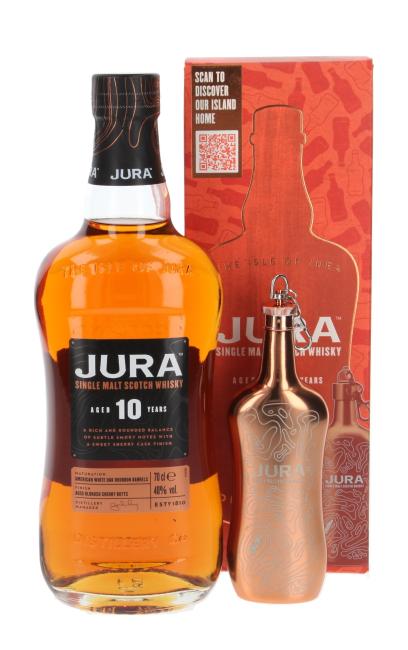 Jura mit Metallflachmann 0,7 l·40 % vol