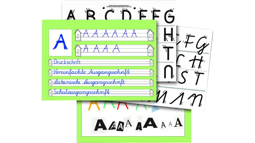Oxford Schreiblernheft A4 Lineatur SL quer 16 Blatt