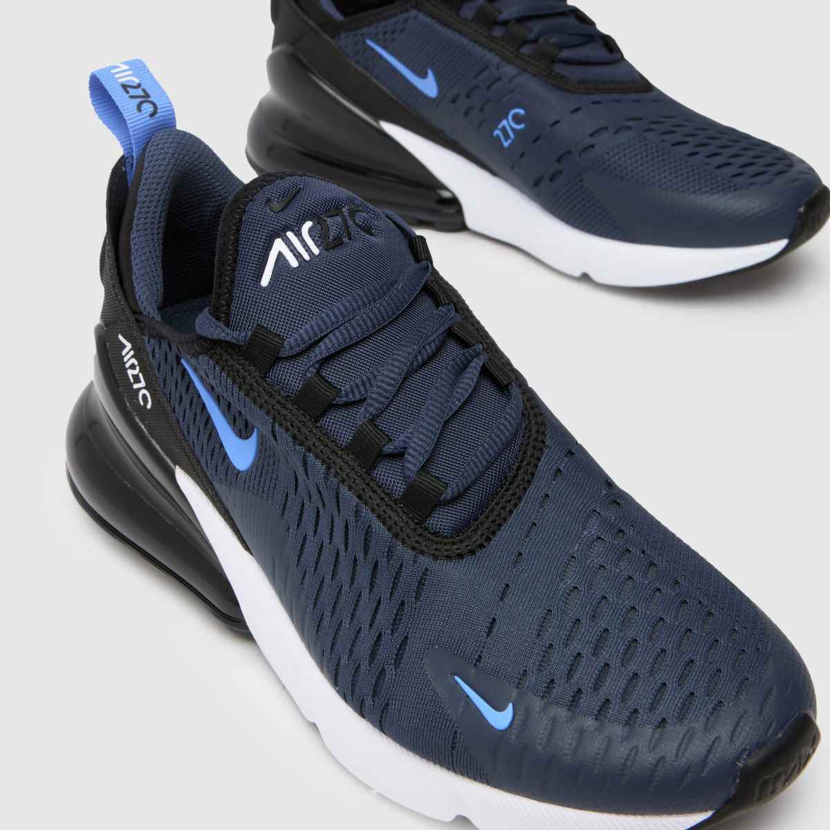 Nike marinblå Air Max 270 Pojkar Ungdomsskor