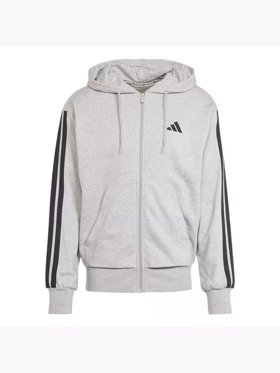 adidas Essentials 3-Streifen French Terry Kapuzenjacke