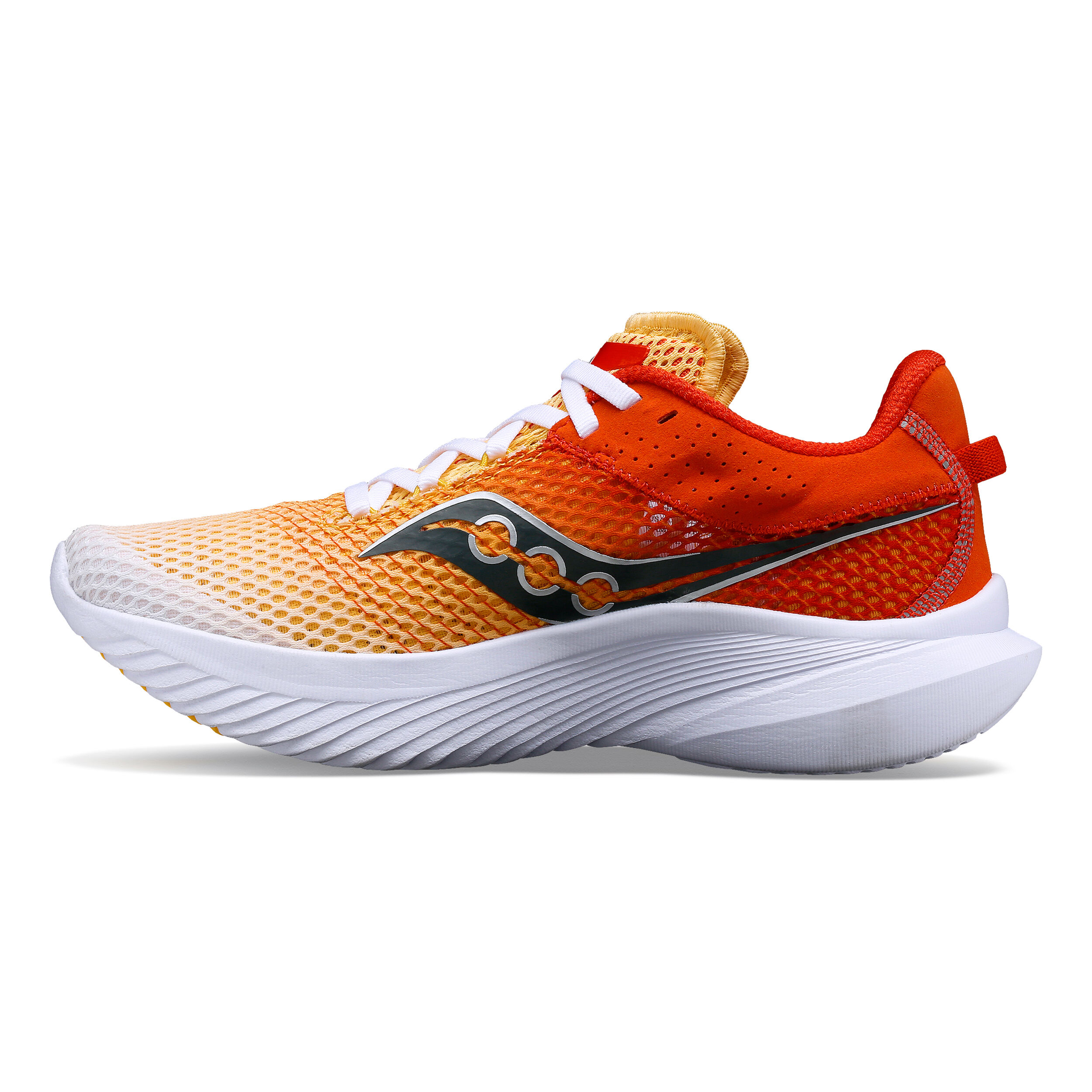 Kinvara 14 Neutralschuh Damen - Weiß, Orange