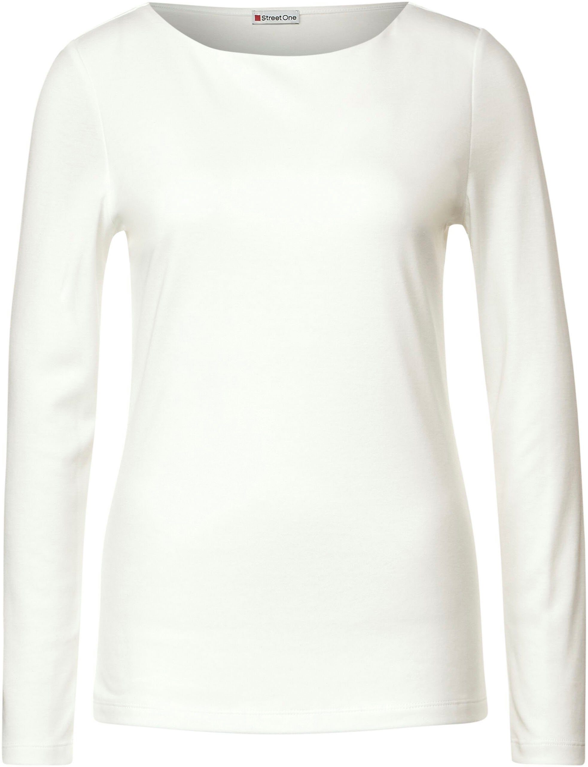 STREET ONE Langarmshirt Basic Langarmshirt in softer Qualität