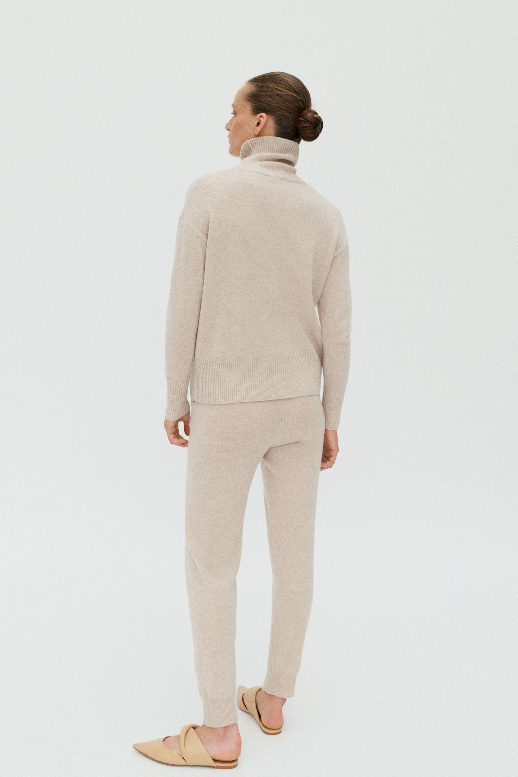 pantalon gaetan beige femme
