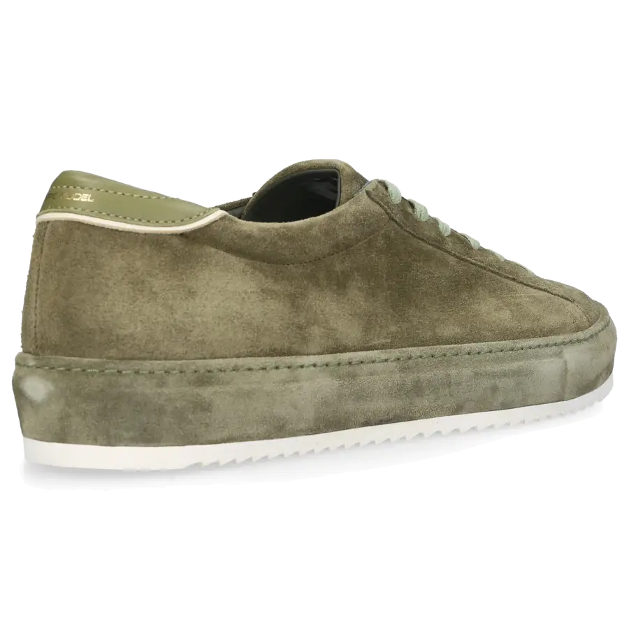 Philippe Model - Sneaker Marais L U Veloursleder grün - grün