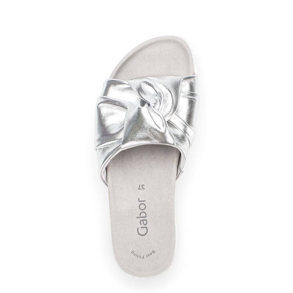 Gabor fashion Pantolette silber