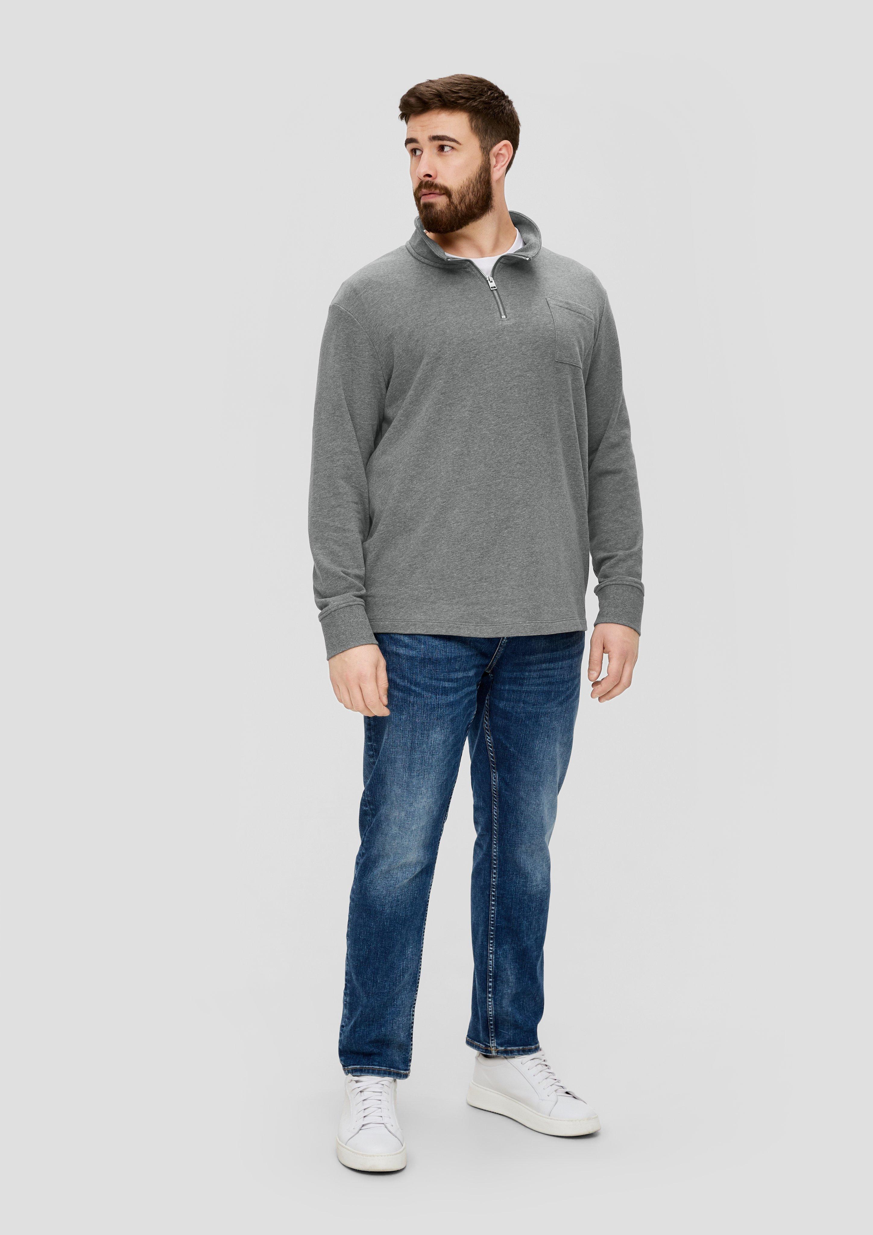 Sweatshirt mit Brusttasche  2139748-9730