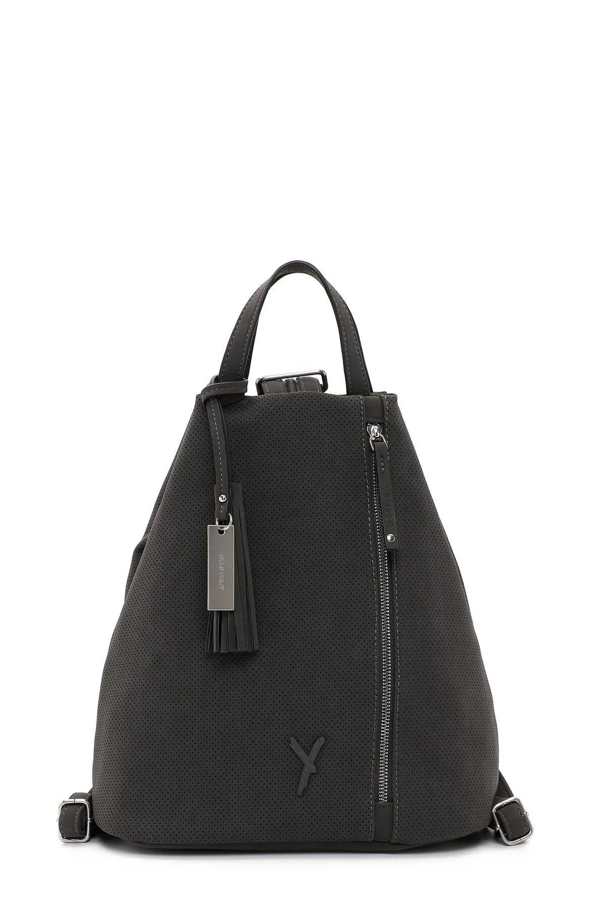 SURI FREY  Rucksack - Grau - Unifarben