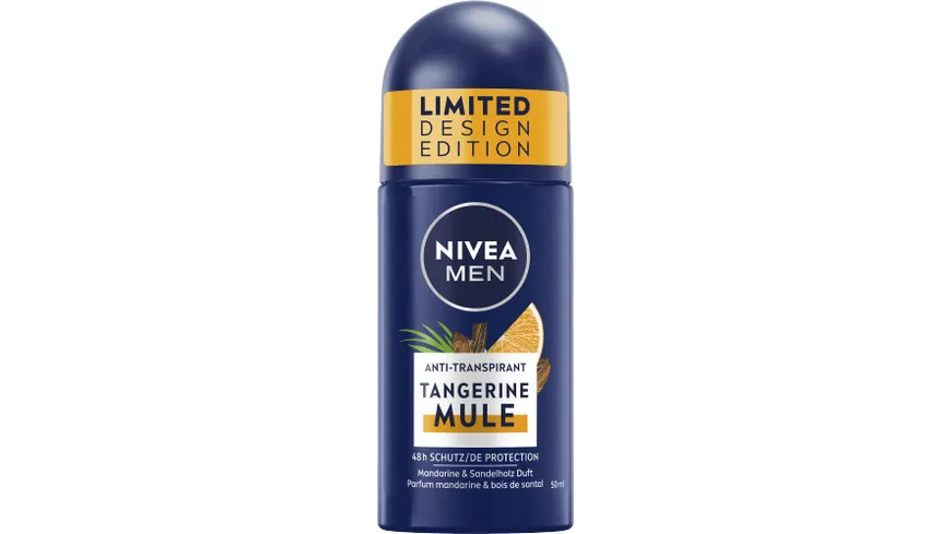 NIVEA MEN Deo Roll-On Tangerine Mule Anti-Transpirant 50 ml