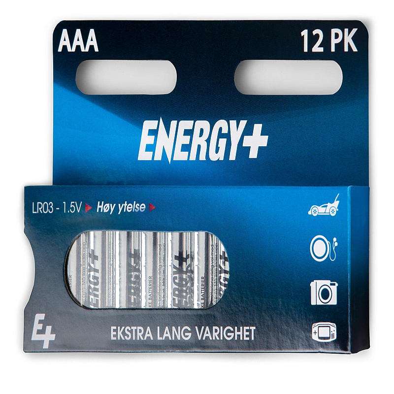 Energy Batteri AAA 12-pk, ultra digital,Energy