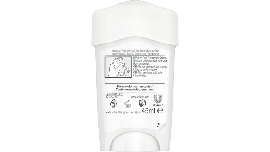Rexona Deo Creme Deodorant Antitranspirant Maximum Protection Clean Scent 45 ml