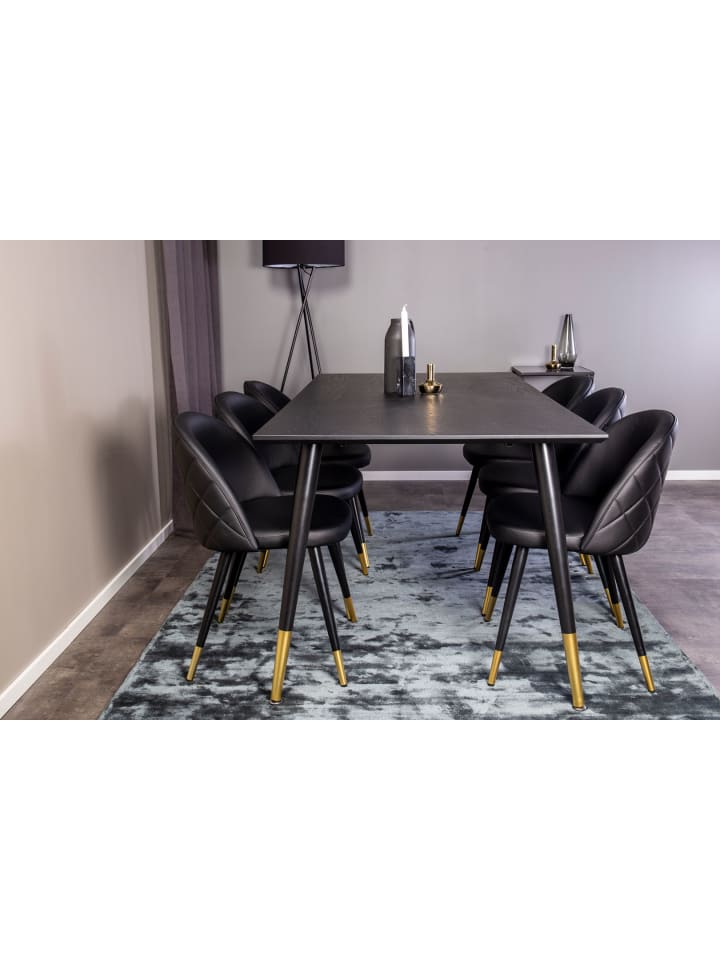 ebuy24 Essgruppe Dipp 61 (7-teilig) Schwarz 90 x 180 cm günstig kaufen onesize