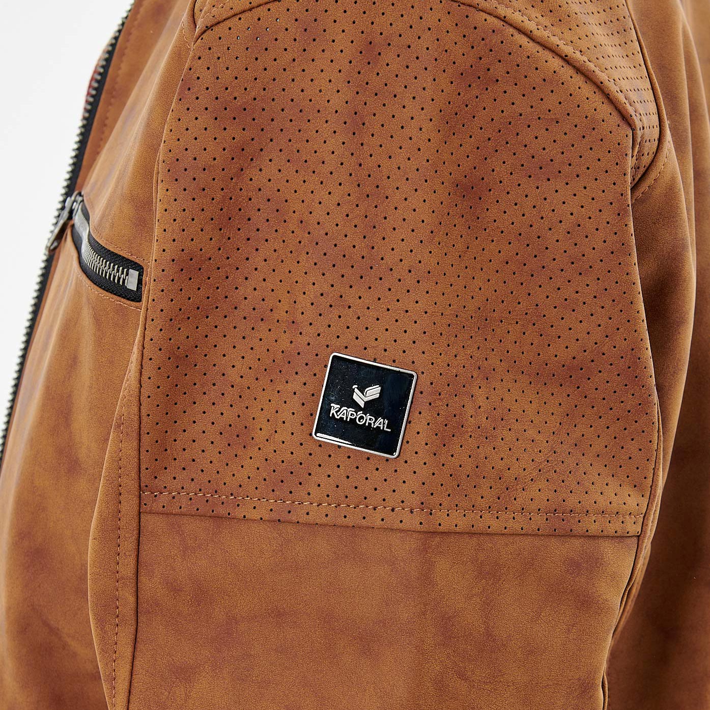 VIRAK  Blouson camel homme
