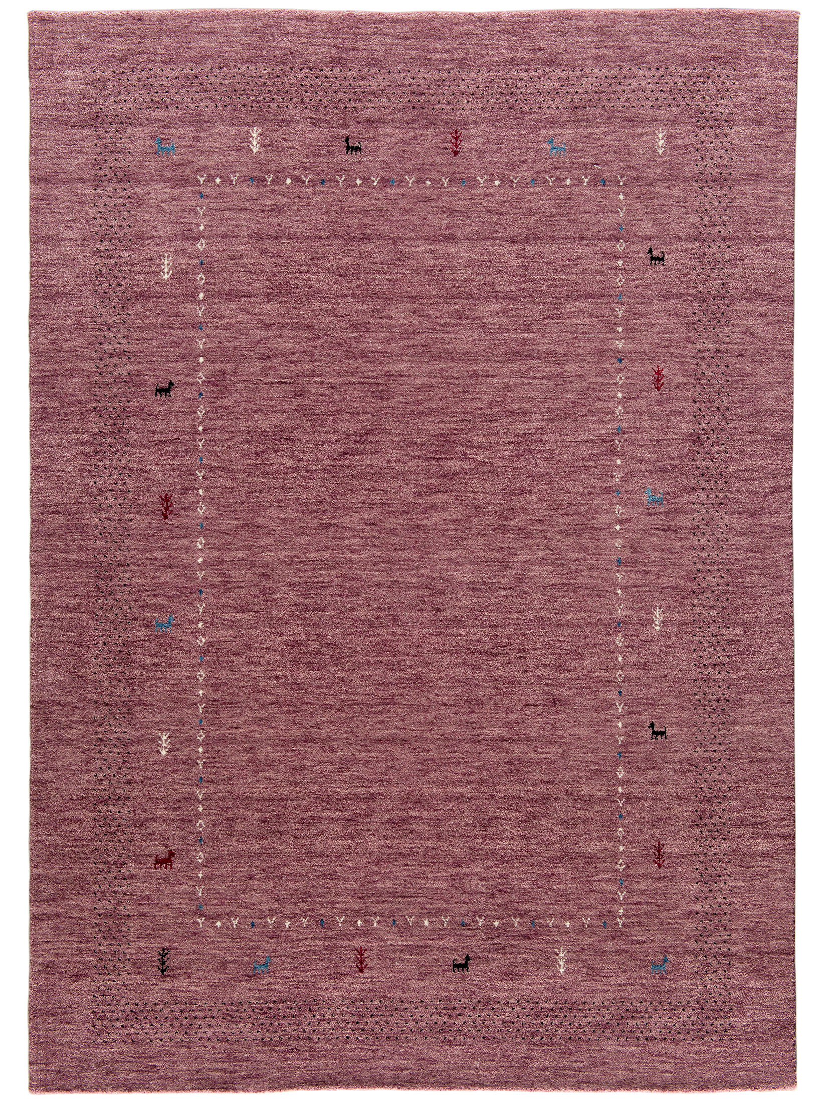 Kamlapur Gabbeh-Teppich, Mauve