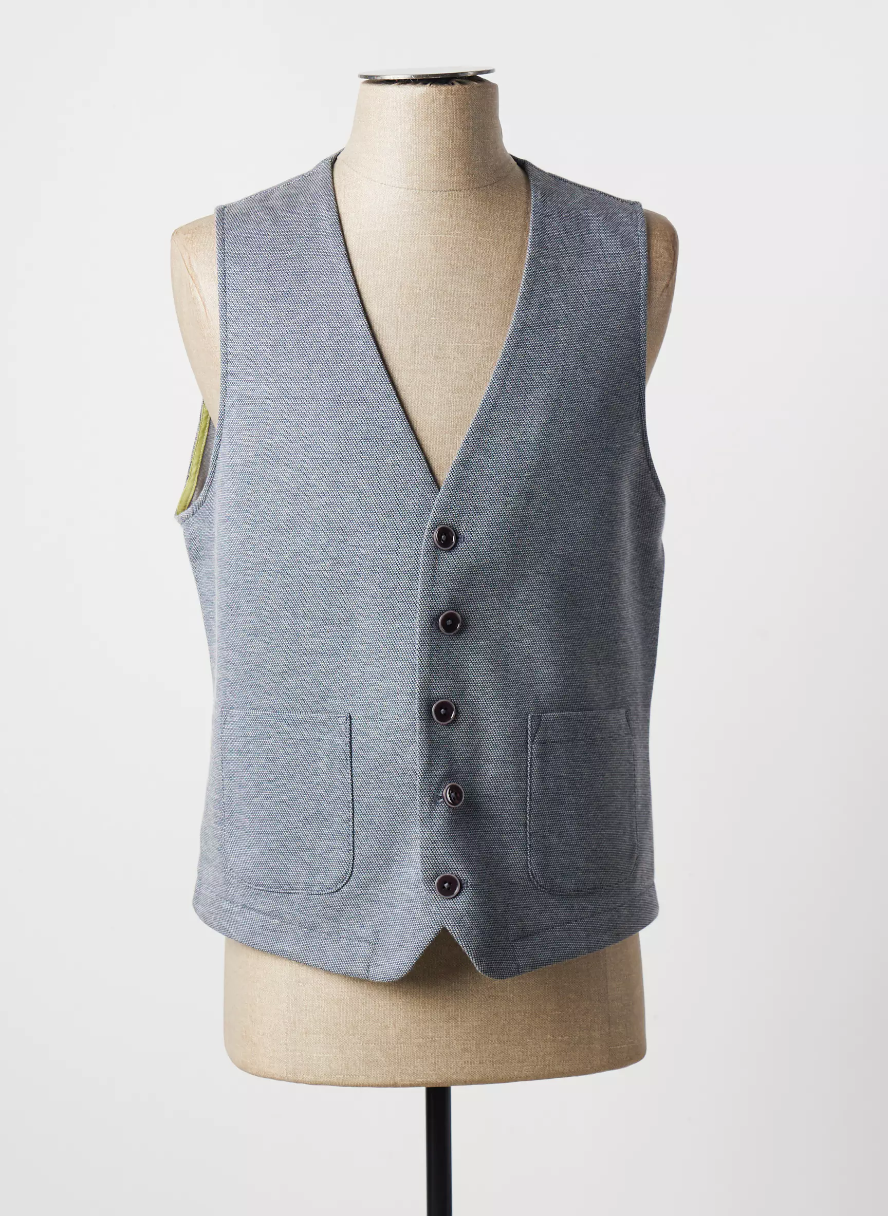 Calamar Gilet Homme couleur gris