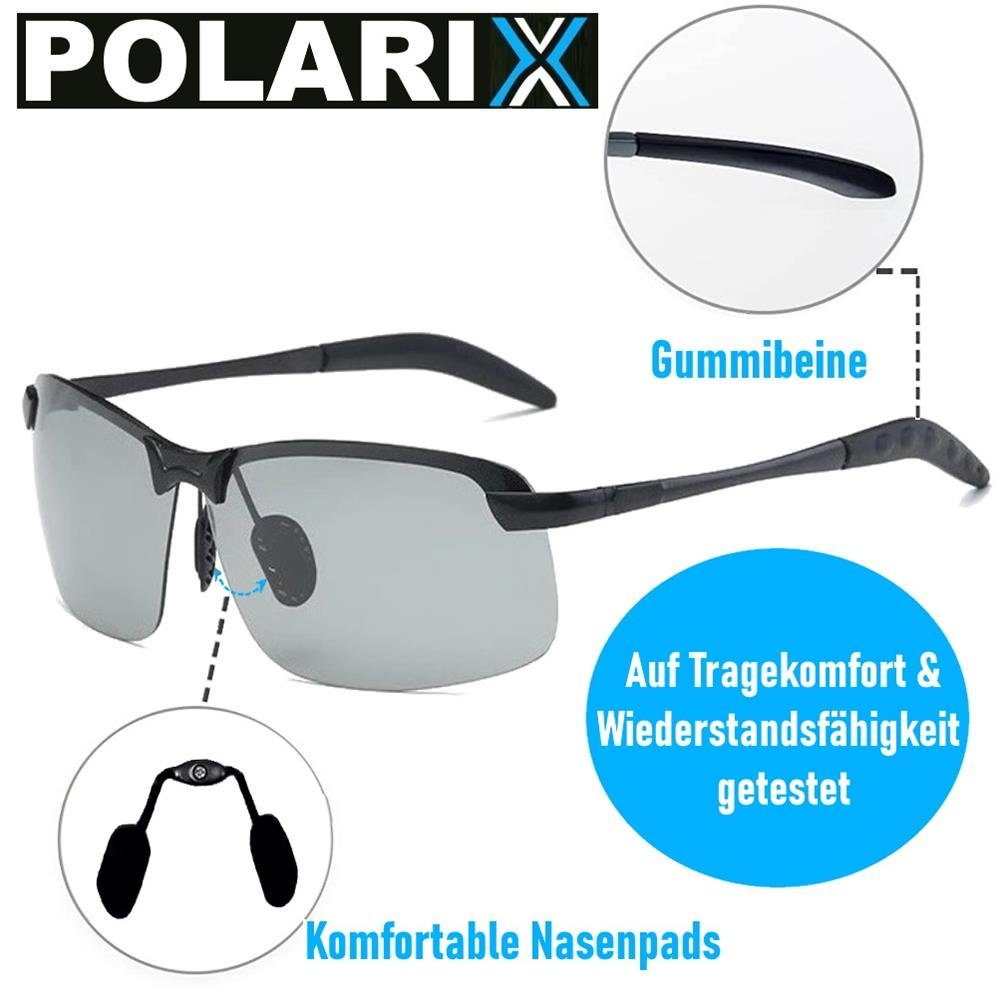 MAVURA Sonnenbrille POLARIX Polarisierte Sonnenbrille Fahren Brillen Angeln UV400 Schwarz Herren Polarisiert photochrome