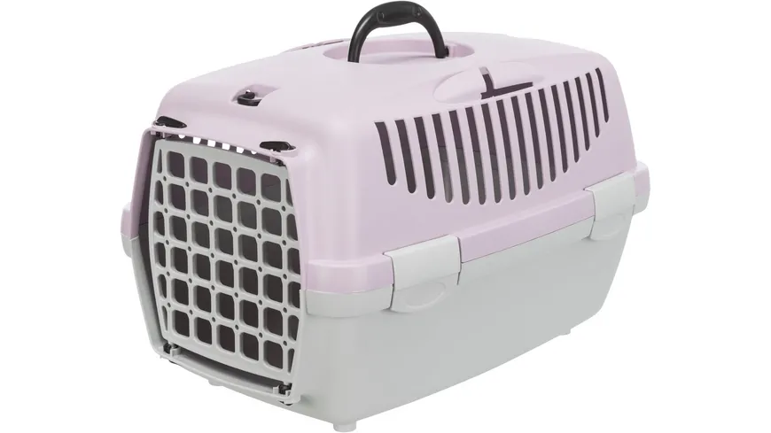 Trixie Transportbox Capri 1 hellgrau/flieder XS 32 x 31 x 48 cm Hundezubehör