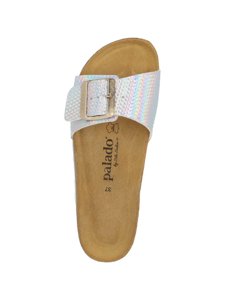 palado Pantoletten in Silber günstig kaufen