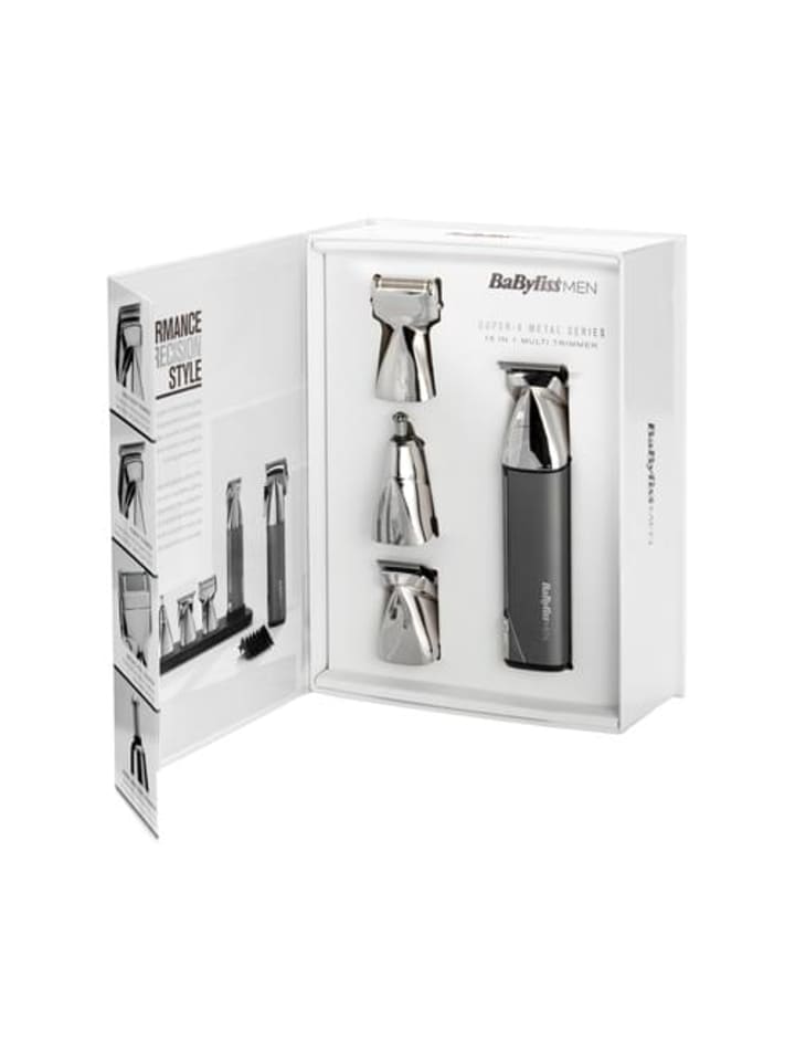 BaByliss Super-X Metal 15-in-1 Multitrimmer Barttrimmer Haarschneider in Silber günstig kaufen Anzahl: 1 Set