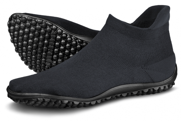 Leguano ~ Sockenschuh Sneaker ~ schwarz