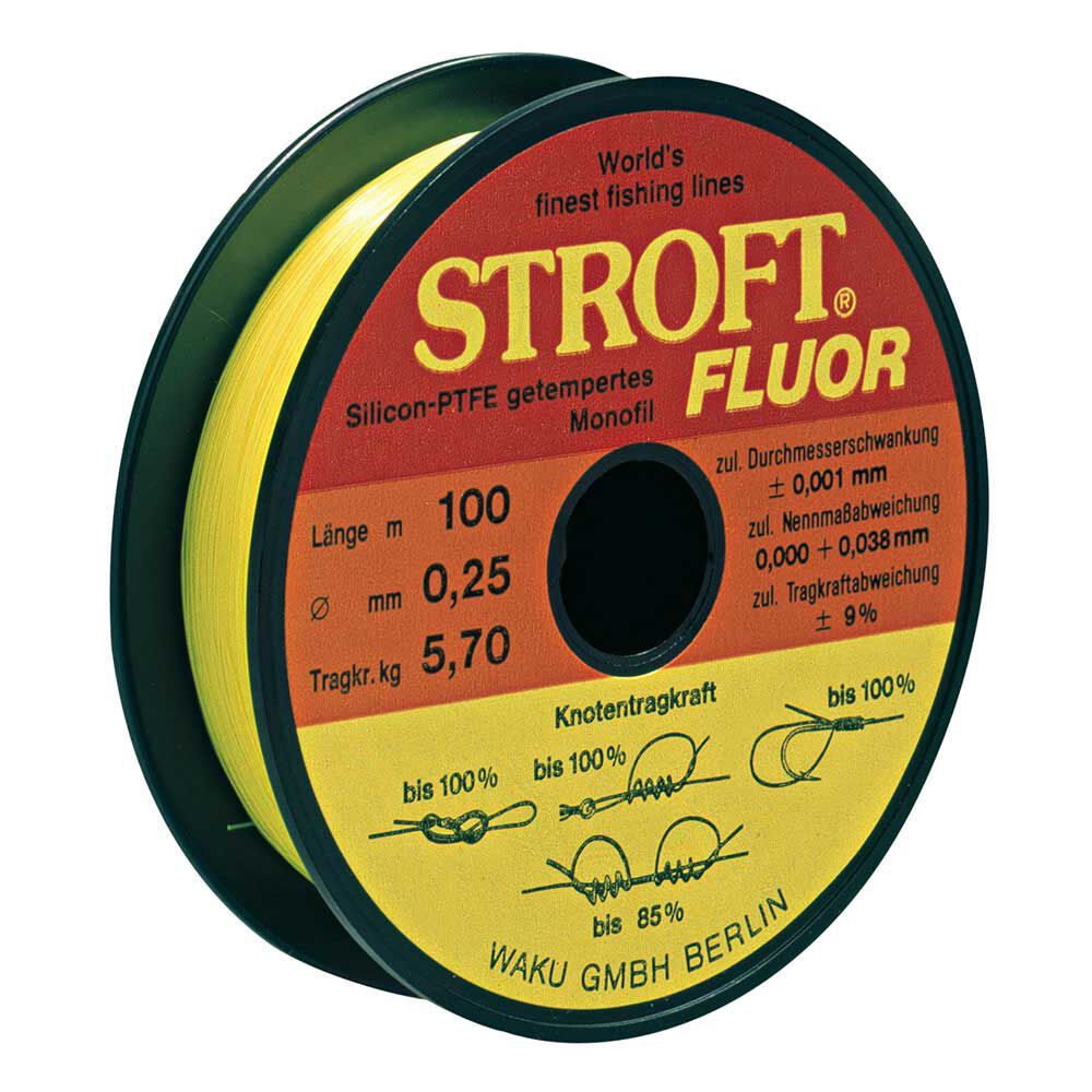 Žlutá nylonová nit stroft fluor 100m