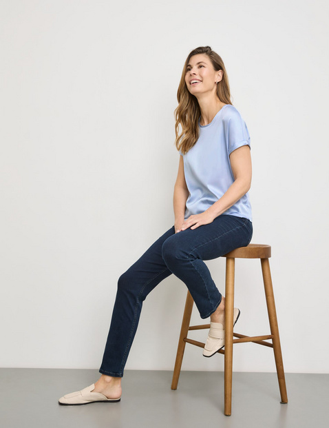 Kurzarmshirt mit Material-Patch