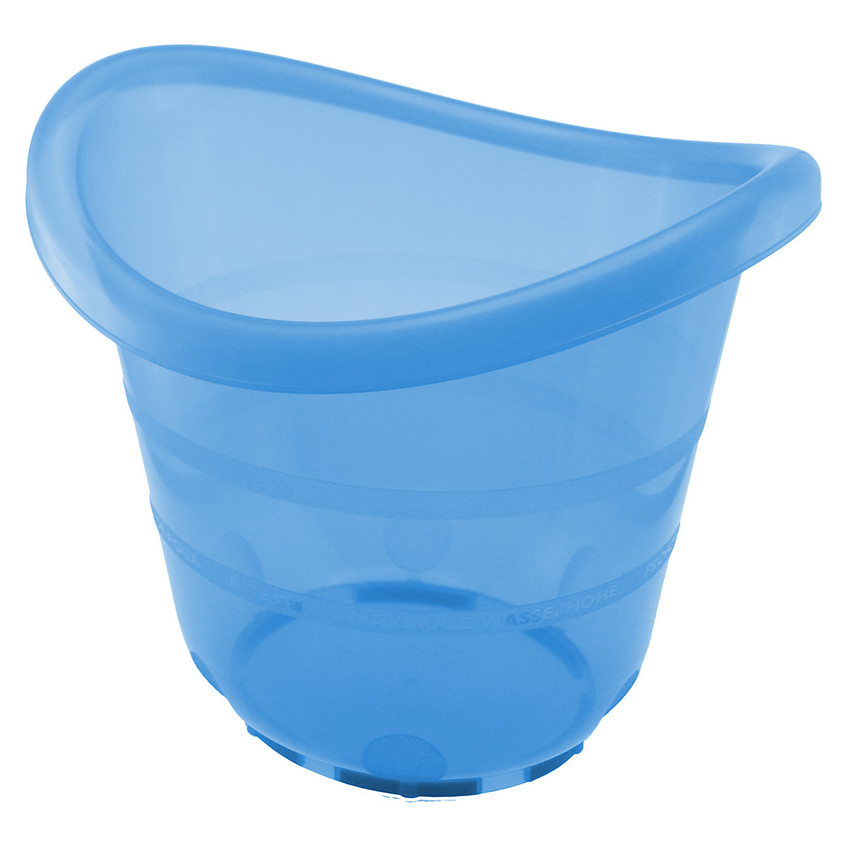 Tummy Tub Badeeimer Baby Eimer bis17 kg Waschschüssel Baby Mobile Badewanne blau Babybadewannen